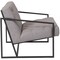 Merrick Lane Vienna Modern Lounge Chair With Tufted Seating And Metal Frame